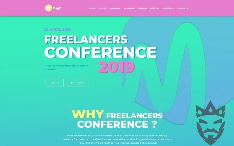 MagIT - IT Conference WordPress Elementor Theme WordPress Theme