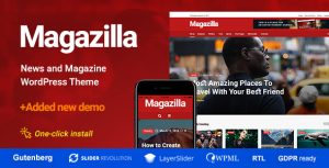 Magazilla - News  Magazine Theme