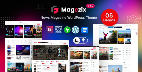 Magezix - Newspaper  Magazine WordPress Theme