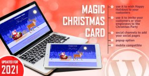 Magic Christmas Card With Animation - WordPress Plugin