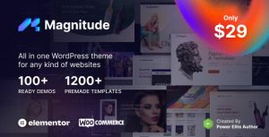 Magnitude – Multi-Purpose Elementor Website  eCommerce Builder WordPress Theme