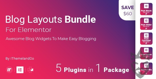 Blog Layouts Bundle For Elementor