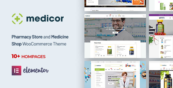 Medicor - Medical Clinic  Pharmacy WooCommerce WordPress Theme