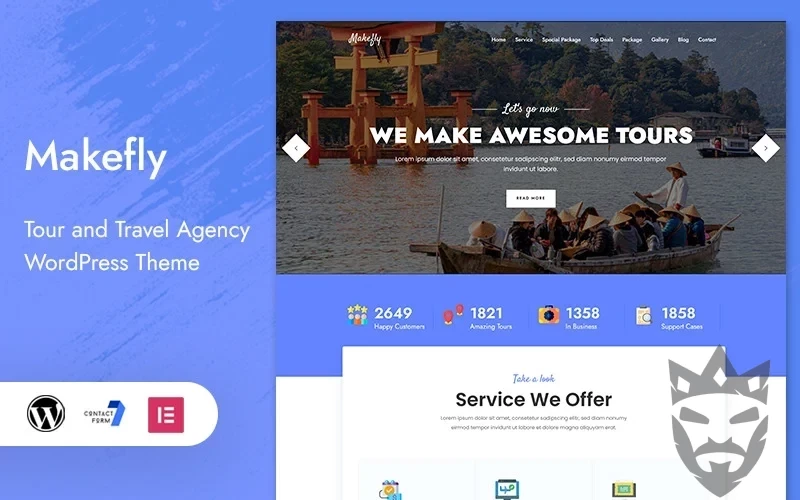 Makefly - Tour and Travel WordPress Theme