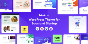 Makro - WordPress Theme For Saas  Startup