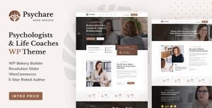 Psychare - WordPress Theme for Psychologists  Life Coaches