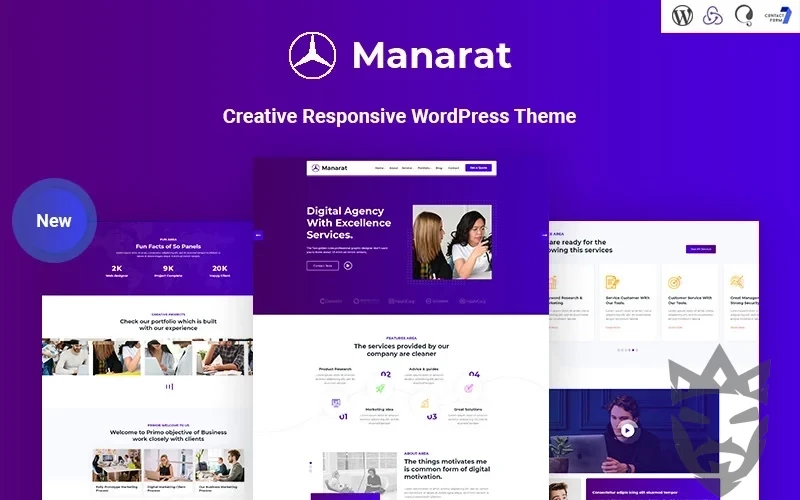 Manarat - Creative Responsive WordPress Theme