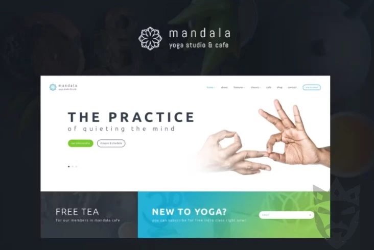 Mandala - Yoga Studio WordPress Theme