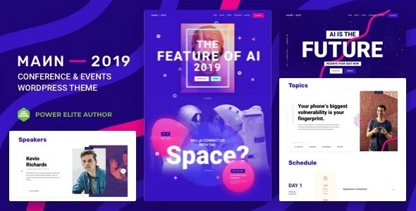 Mann Conference WordPress Theme