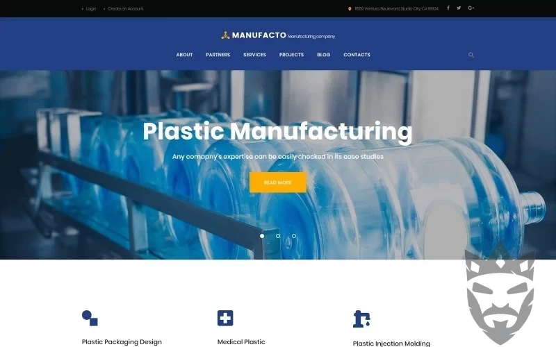 Manufacto - Industrial and Manufacturing Company WordPress Theme