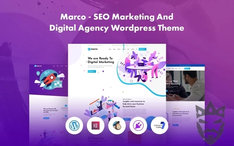 Marco - SEO Marketing And Digital Agency Wordpress Theme WordPress Theme