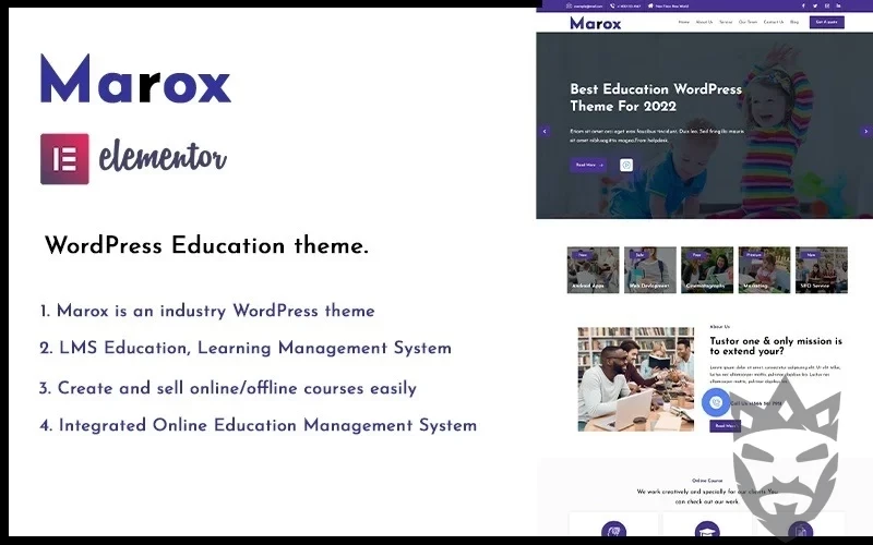 Marox - Academics and Education LMS WordPress Theme