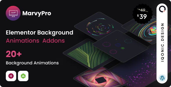 MarvyPro - Background Animations for Elementor