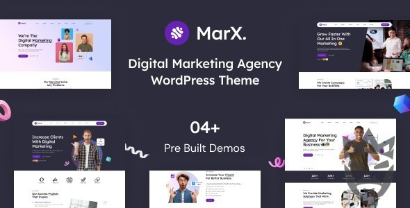 Marx - Digital Marketing Agency WordPress Theme