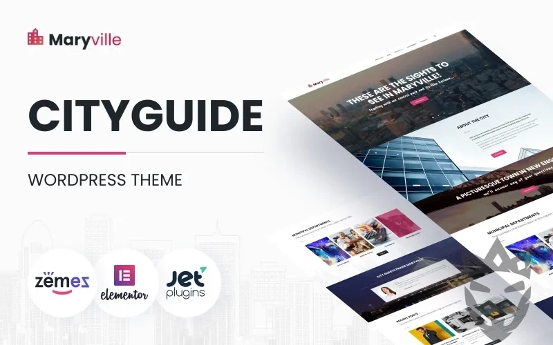 Maryville - City Portal & City Guide WordPress Theme