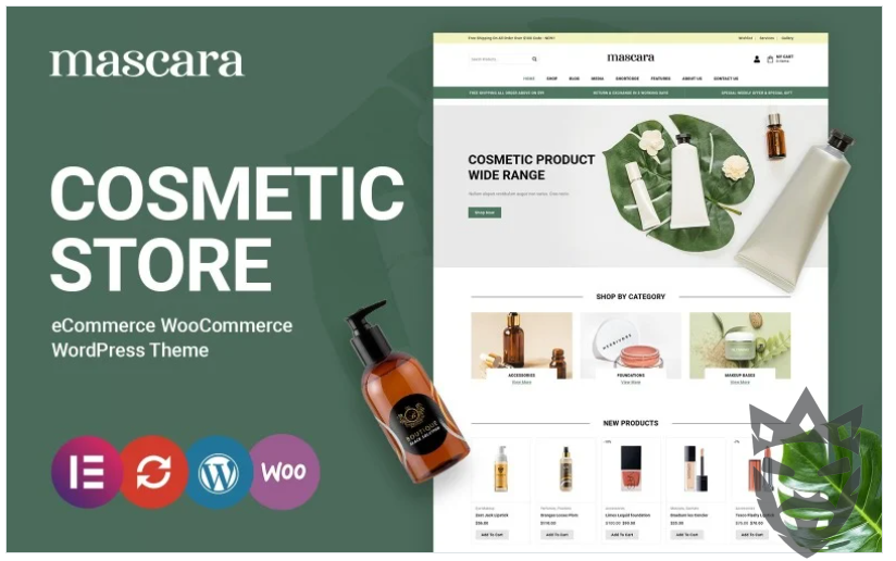 Mascara - Cosmetic and Beauty WooCommerce Theme