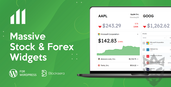 Massive Stock Market  Forex Widgets