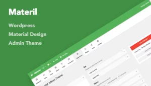 Materil - WordPress Material Design Admin Theme