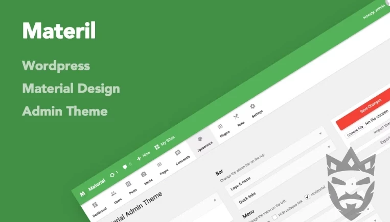 Materil - WordPress Material Design Admin Theme