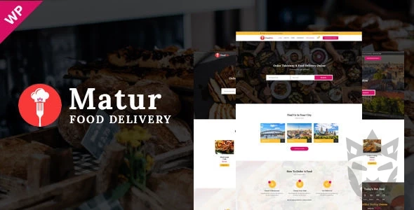 Matur - Food Delivery & Ordering WordPress Theme