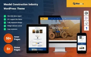 Maxdel - Construction Industry WordPress Theme