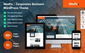 Maxfix - Corporates Business WordPress Theme