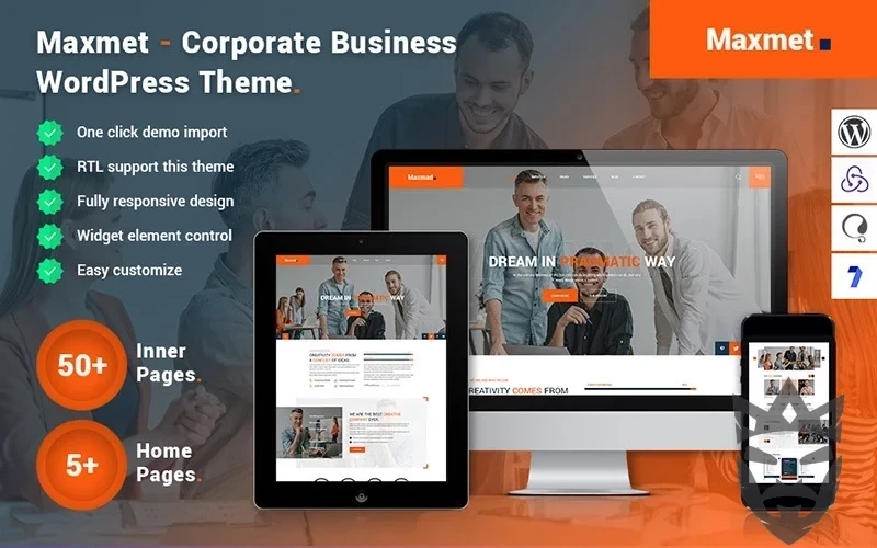 Maxmet - Corporate Business WordPress Theme