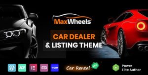 Maxwheels - Car Dealer Automotive  Classified Multivendor WordPress Theme