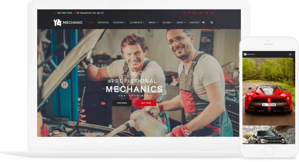 Mechanic WordPress Theme