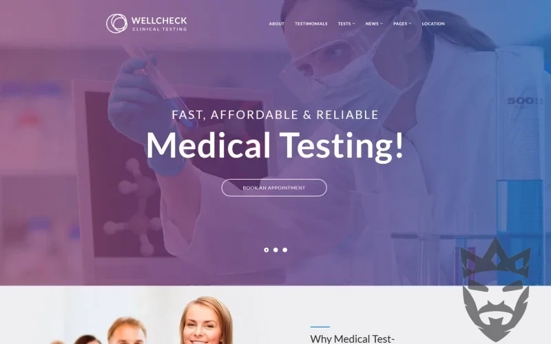 MediCheck - Medical Laboratory Responsive WordPress Theme