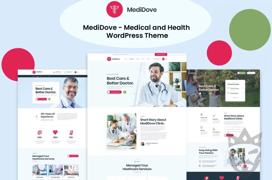 MediDove - Medical and Health WordPress Theme