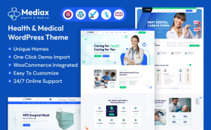 Mediax - Health  Medical WordPress Theme