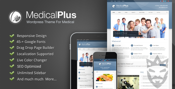 Medical Plus - Doctor / Health WordPress Theme