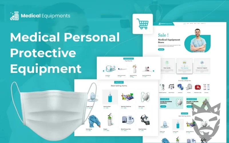 Medical Protective Equipment eCommerce WordPress Theme