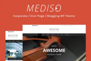 Mediso - Corporate / One-Page WordPress Theme