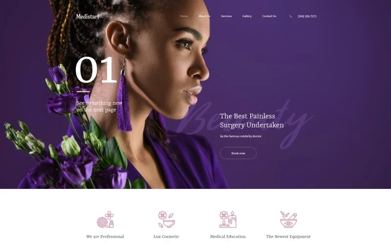 Medistart - Spa Salon WordPress Theme