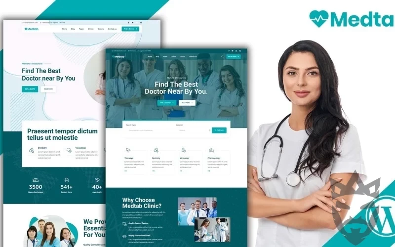 Medtab - Medical & Healthcare WordPress WordPress Theme