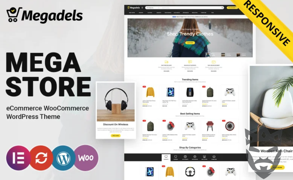 Megadel - Multipurpose Mega Shop WooCommerce Theme