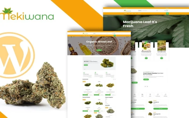 Mekiwana - Medical Cannabis Shop WordPress Theme