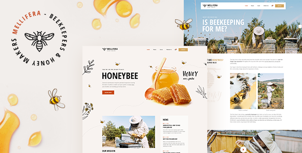 Mellifera - Beekeeping and Honey Shop Theme