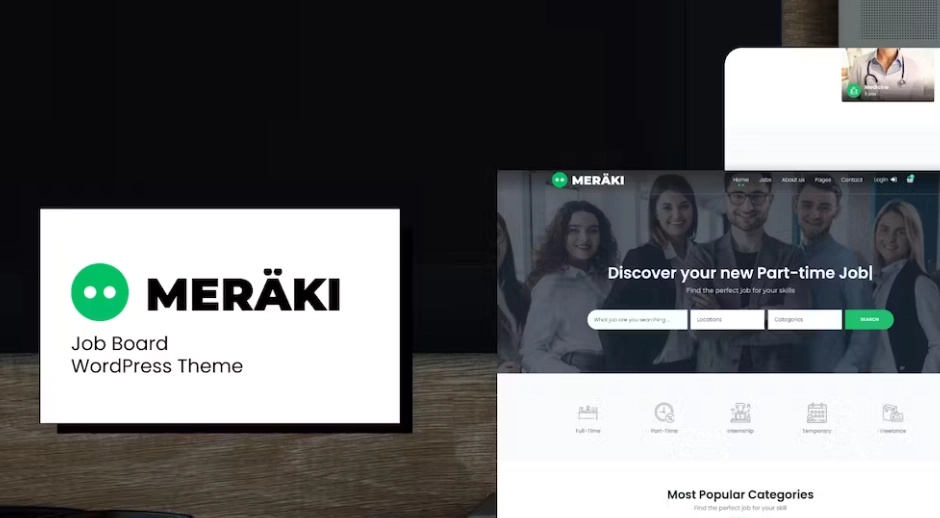 Meraki - Job Board WordPress Theme