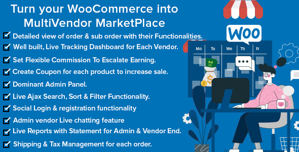 Mercado Pro - Turn your WooCommerce into Multi Vendor Marketplace