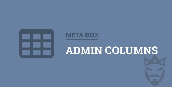 Meta Box Admin Columns