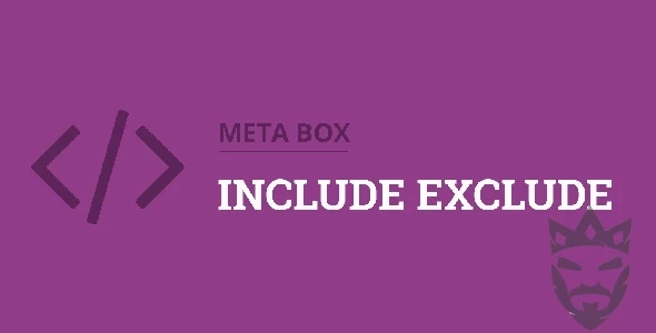 Meta Box: Include Exclude