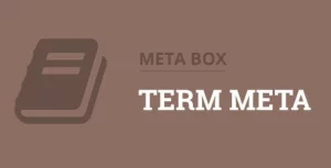 Meta Box: Term Meta