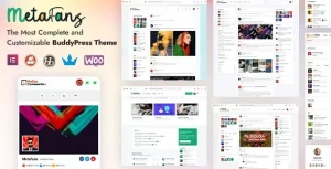 MetaFans - Community & Social Network BuddyPress Theme