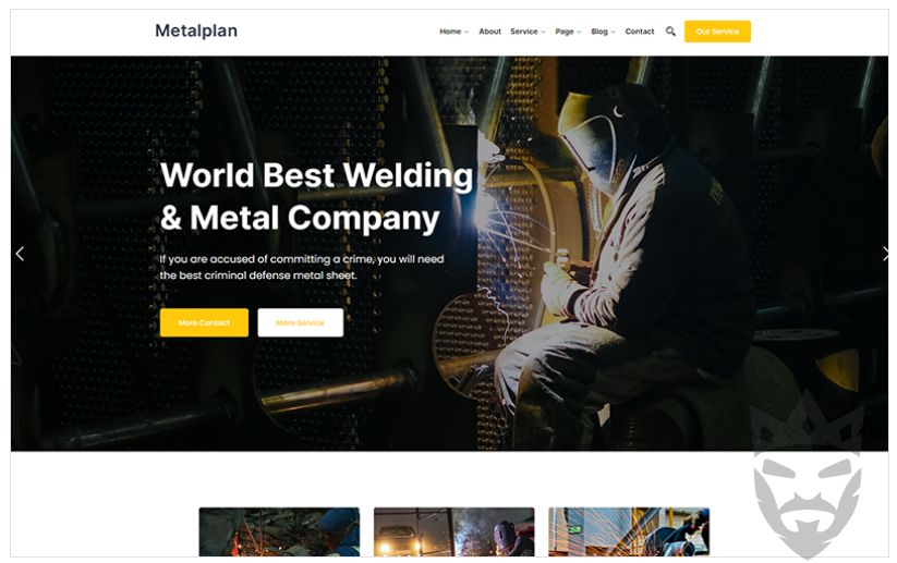 Metalplan - Metal Company WordPress Theme