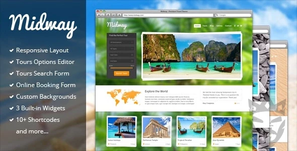 Midway - Responsive Travel WP Theme