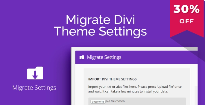 Migrate Divi Theme Settings