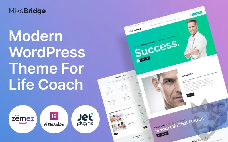 Mike Bridge - Motivational Coach WordPress Theme